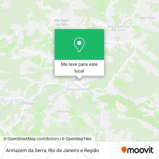 Armazem da Serra mapa