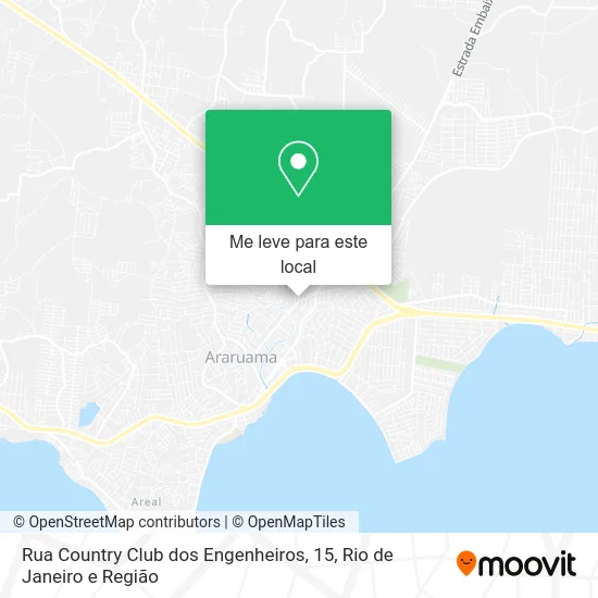 Rua Country Club dos Engenheiros, 15 mapa