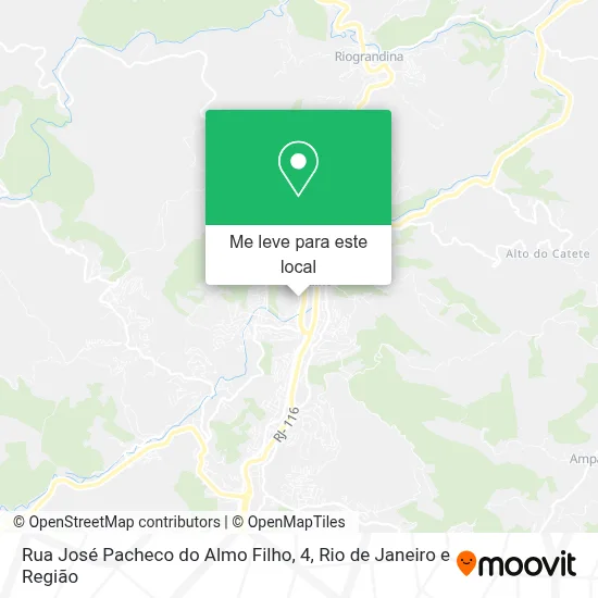 Rua José Pacheco do Almo Filho, 4 mapa
