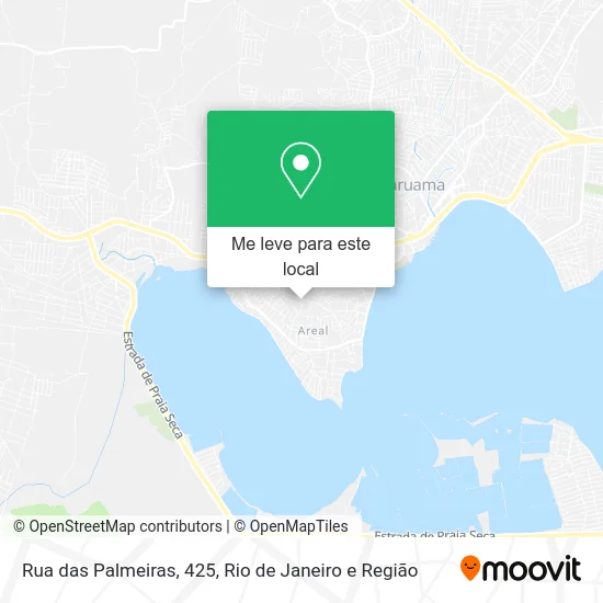 Rua das Palmeiras, 425 mapa