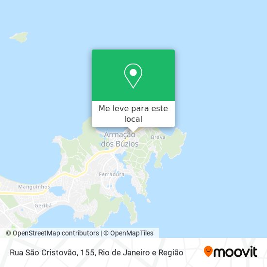 Rua São Cristovão, 155 mapa