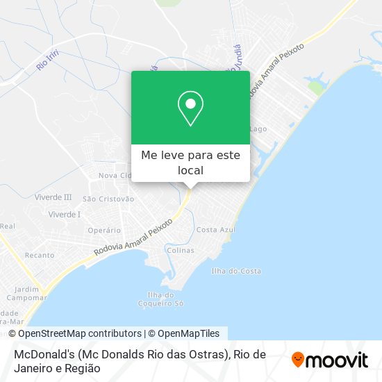 McDonald's (Mc Donalds Rio das Ostras) mapa