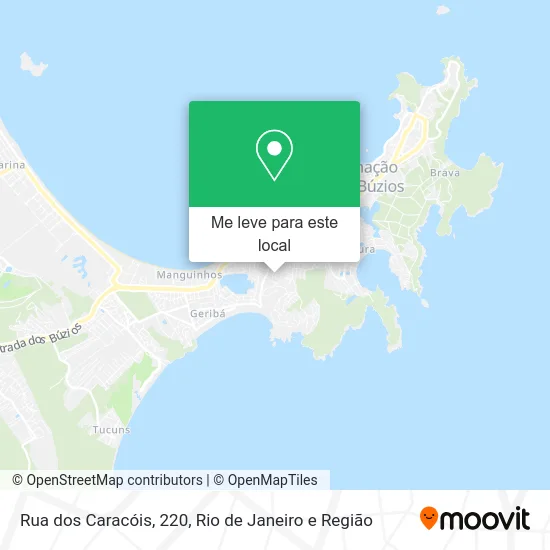 Rua dos Caracóis, 220 mapa