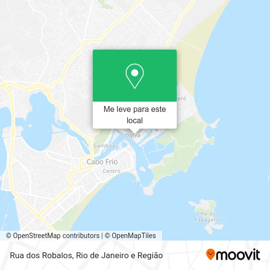 Rua dos Robalos mapa