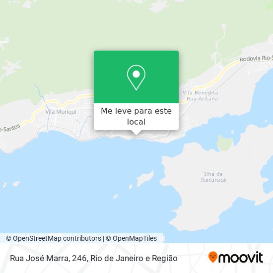 Rua José Marra, 246 mapa