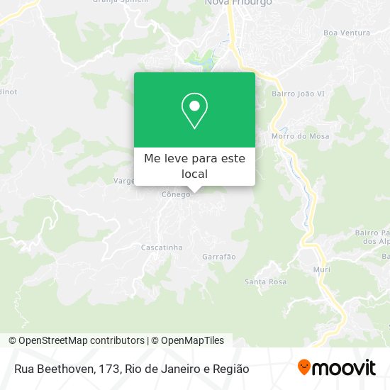Rua Beethoven, 173 mapa