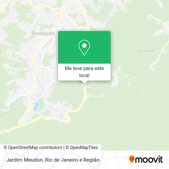 Jardim Meudon mapa
