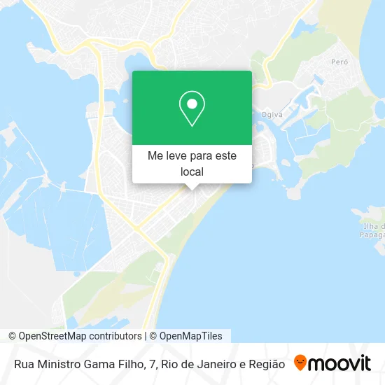 Rua Ministro Gama Filho, 7 mapa