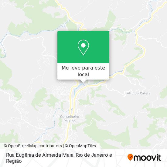 Rua Eugênia de Almeida Maia mapa