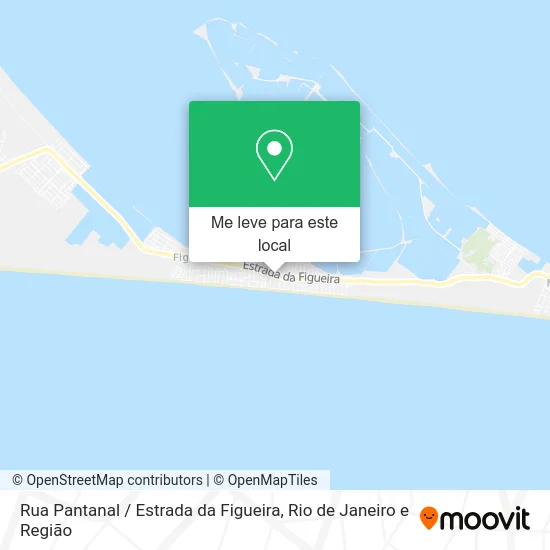 Rua Pantanal / Estrada da Figueira mapa