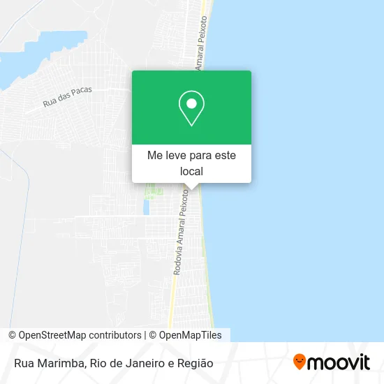 Rua Marimba mapa