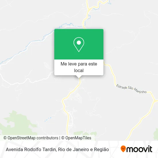 Avenida Rodolfo Tardin mapa