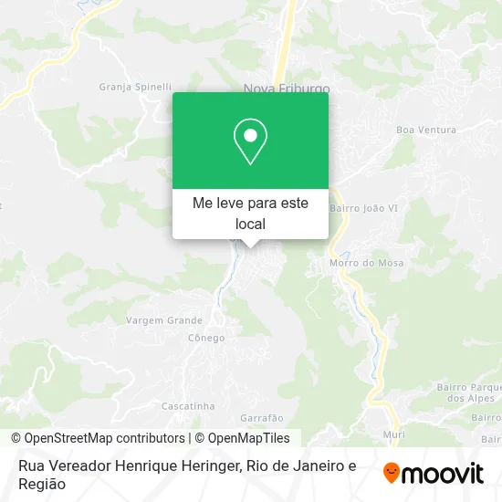 Rua Vereador Henrique Heringer mapa