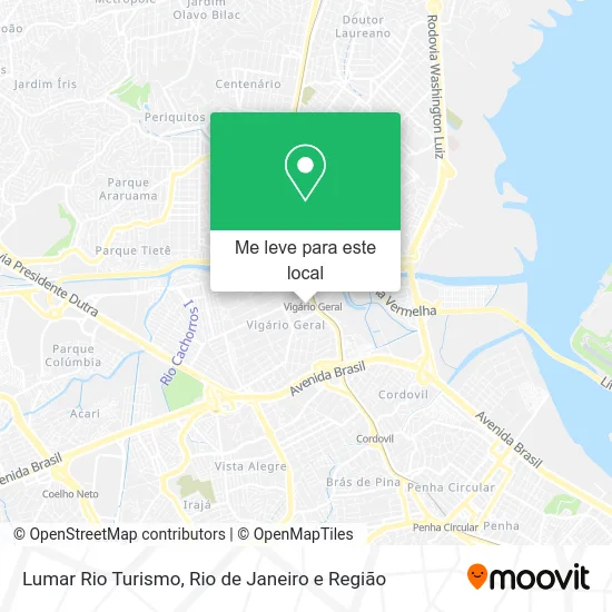 Lumar Rio Turismo mapa