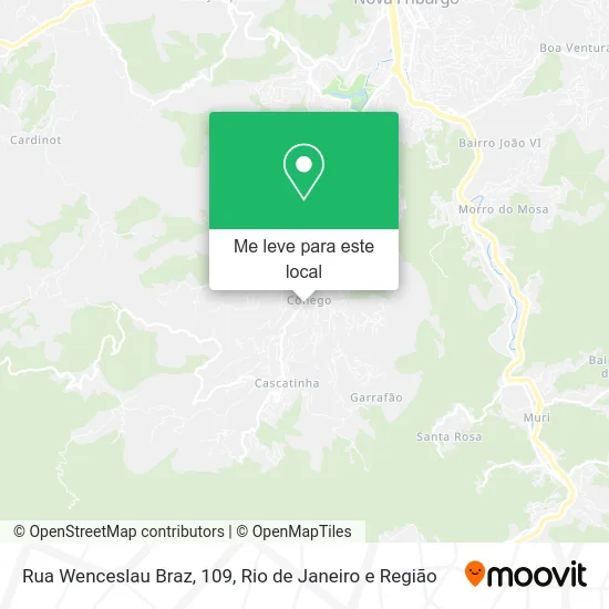 Rua Wenceslau Braz, 109 mapa