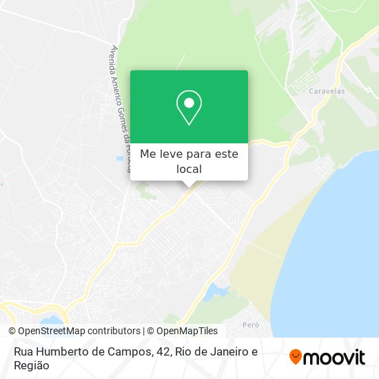 Rua Humberto de Campos, 42 mapa