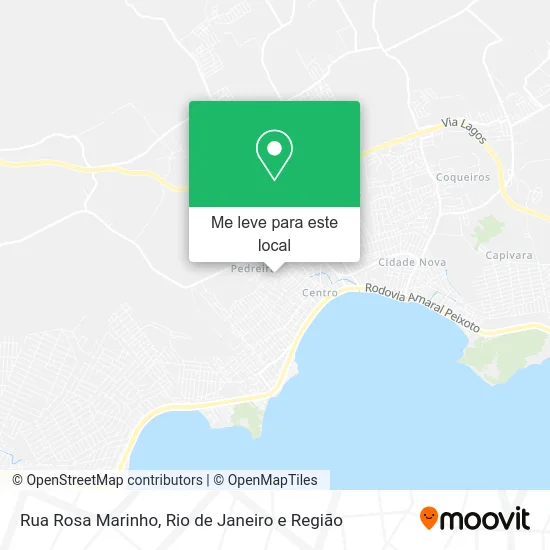 Rua Rosa Marinho mapa