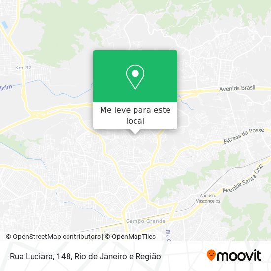 Rua Luciara, 148 mapa