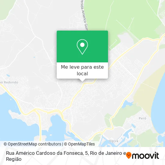Rua Américo Cardoso da Fonseca, 5 mapa