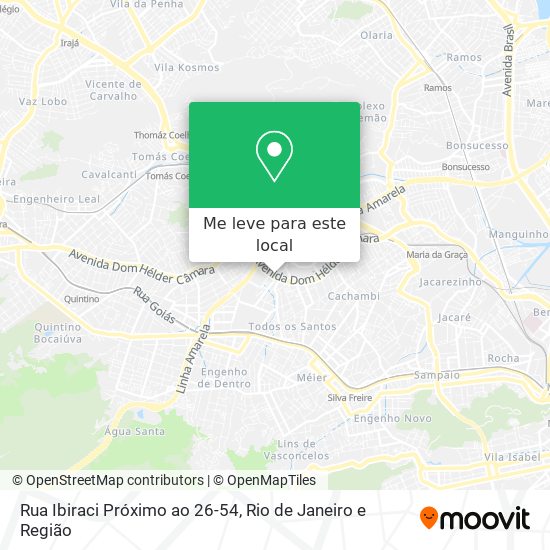 Rua Ibiraci Próximo ao 26-54 mapa