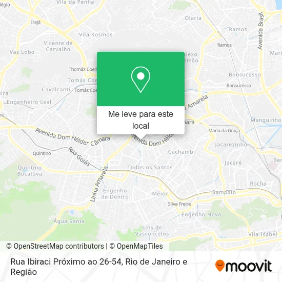 Rua Ibiraci Próximo ao 26-54 mapa