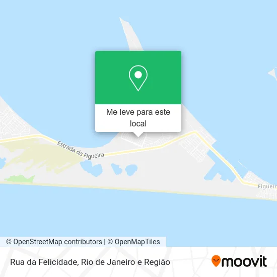 Rua da Felicidade mapa