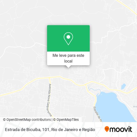 Estrada de Bicuíba, 101 mapa