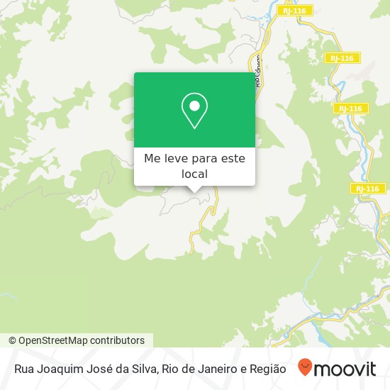 Rua Joaquim José da Silva mapa