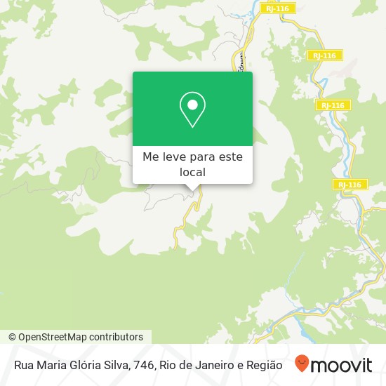 Rua Maria Glória Silva, 746 mapa