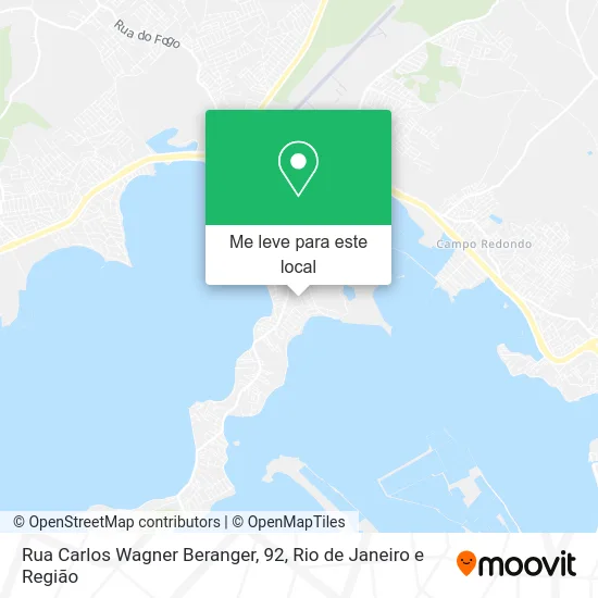 Rua Carlos Wagner Beranger, 92 mapa