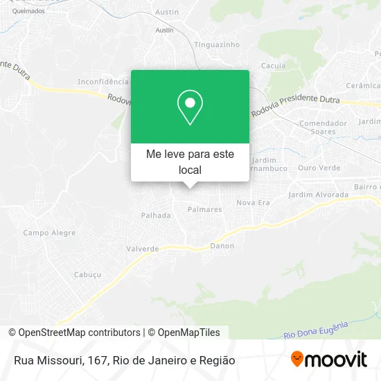 Rua Missouri, 167 mapa