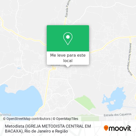 Metodista (IGREJA METODISTA CENTRAL EM BACAXA) mapa