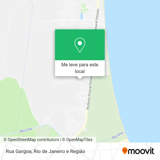 Rua Gargoa mapa