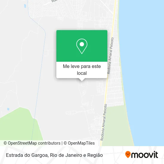 Estrada do Gargoa mapa