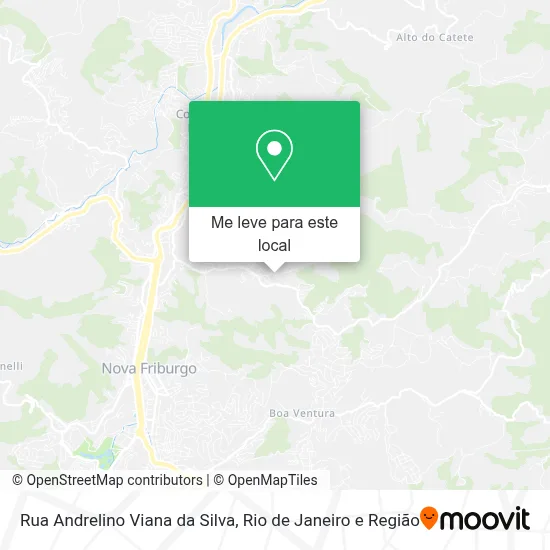 Rua Andrelino Viana da Silva mapa