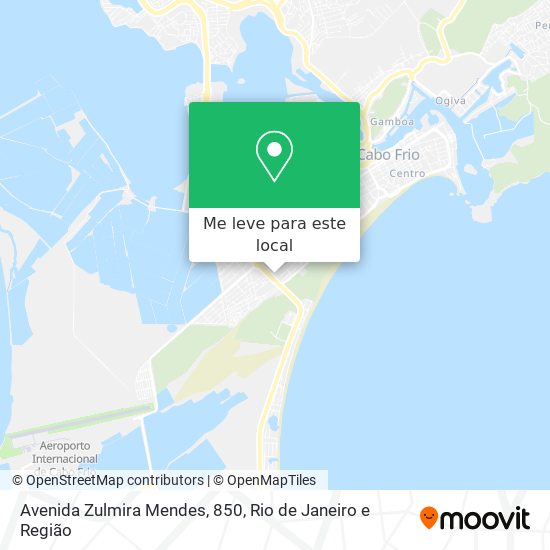 Avenida Zulmira Mendes, 850 mapa