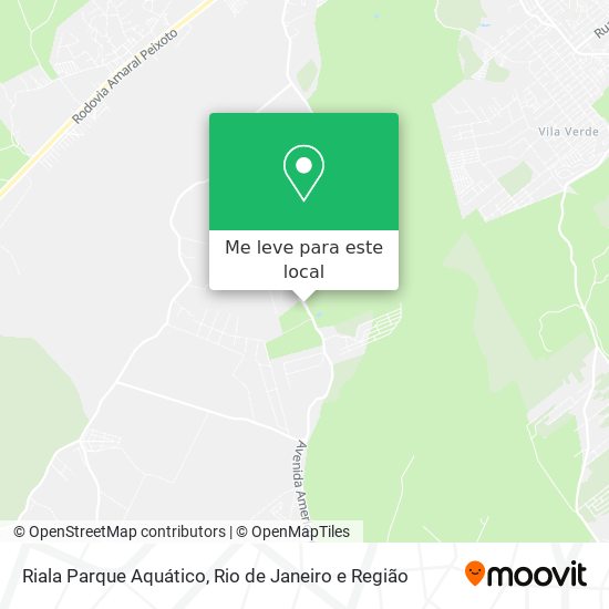 Riala Parque Aquático mapa