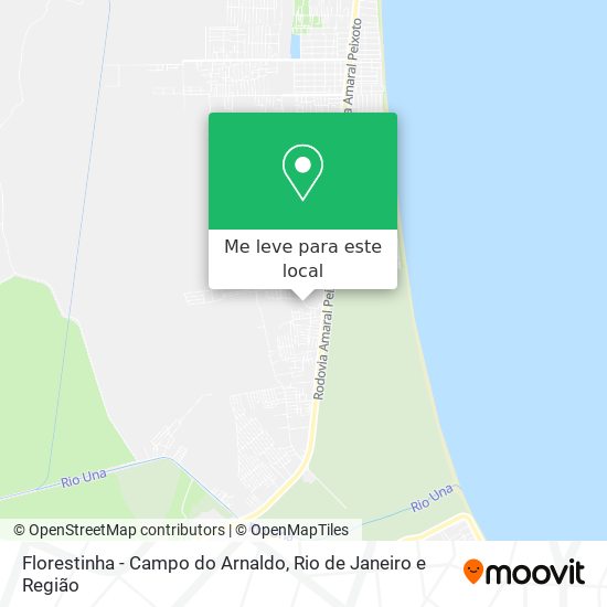 Florestinha - Campo do Arnaldo mapa