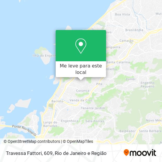 Travessa Fattori, 609 mapa