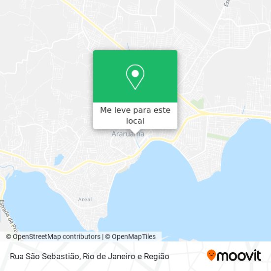 Rua São Sebastião mapa