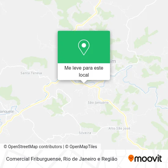 Comercial Friburguense mapa