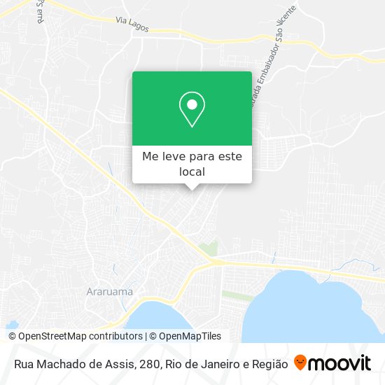 Rua Machado de Assis, 280 mapa