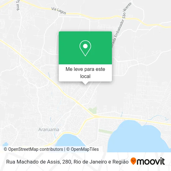 Rua Machado de Assis, 280 mapa
