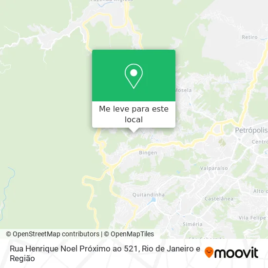Rua Henrique Noel Próximo ao 521 mapa