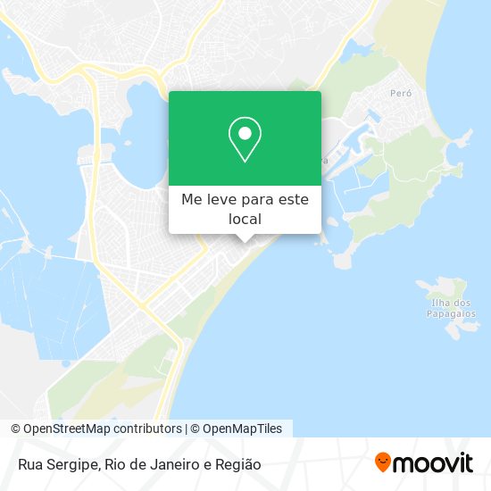 Rua Sergipe mapa