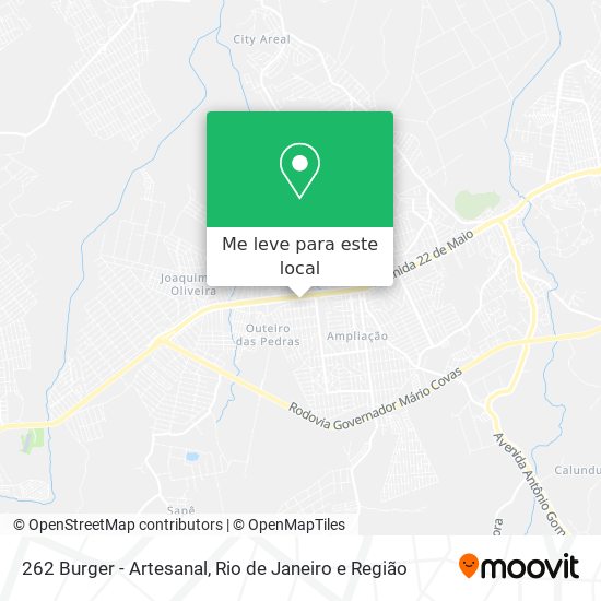 262 Burger - Artesanal mapa