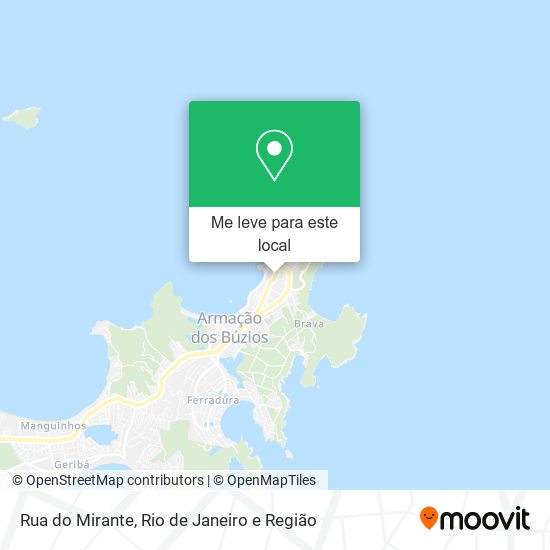 Rua do Mirante mapa