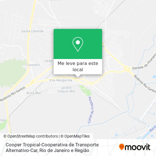 Cooper Tropical-Cooperativa de Transporte Alternativo-Car mapa