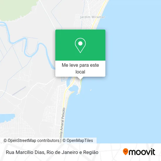 Rua Marcílio Dias mapa