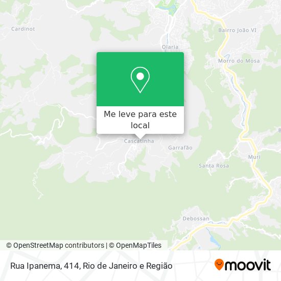 Rua Ipanema, 414 mapa
